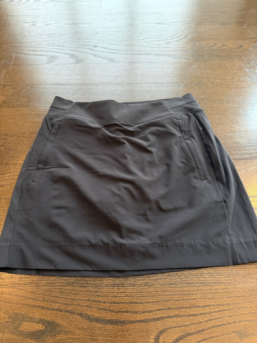 Athleta Black Athletic Skort with Side Pockets